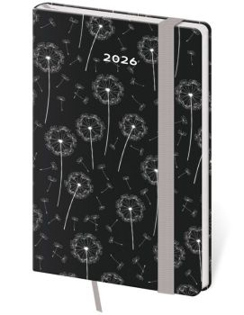 Vreckový diár Vario Dandelion s gumičkou