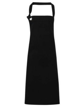 'CALIBRE' HEAVY COTTON CANVAS BIB APRON Black U