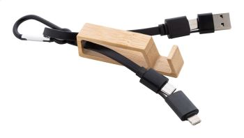 Boppy USB nabíjací kábel black , natural