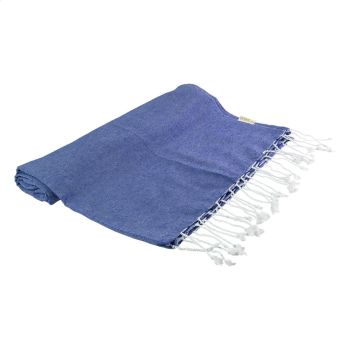 Aruba plážový uterák z recyklovanej bavlny dark blue