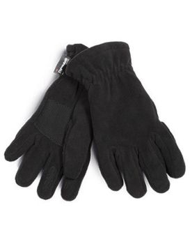 THINSULATE™ POLAR-FLEECE GLOVES Black L/XL