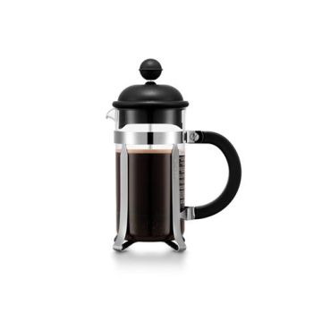 CAFFETTIERA 350. Kanvica na kávu French press 350ml Čierna