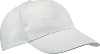 COTTON CAP - 5 PANELS White U