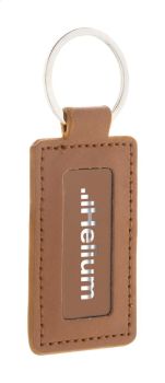 ShineKey Rect prívesok na kľúče z RPU brown