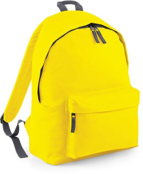 BagBase | Originální módní batoh yellow/graphite grey onesize