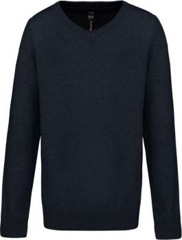 KIDS' V-NECK JUMPER Navy 12/14