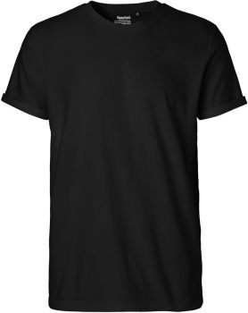 Neutral | Pánské bio tričko s rolovatelnými rukávy black XL