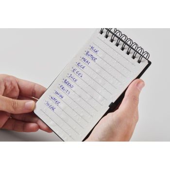 KIT Voděodolný poznámkový blok Černá