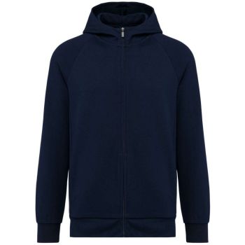 MEN'S ZIPPED HOODIE Deep Navy L