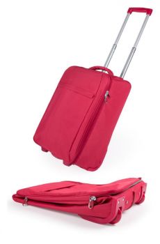 Dunant foldable trolley bag red