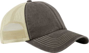 Beechfield | 6 panelová kšiltovka Vintage Trucker vintage brown/stone onesize