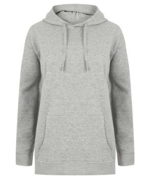 UNISEX OVERSIZED HOODY Heather Grey L