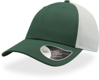Atlantis | 6 panelová Trucker kšiltovka "Campus" bottle green/white onesize