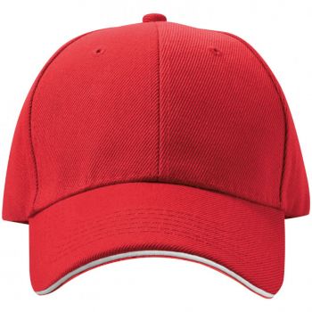 SANDWICH baseballová čapica Red