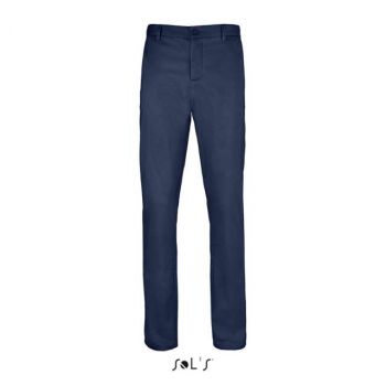 SOL'S JARED MEN - SATIN STRETCH TROUSERS French Navy 42