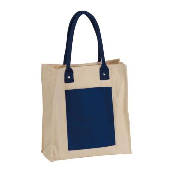 Plátená taška s dlhými ušami dark blue