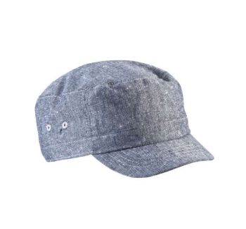 KIDS' CUBAN-STYLE CAP Grey Melange 48/50