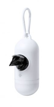 Wabik anti-bacterial dog waste bag dispenser white
