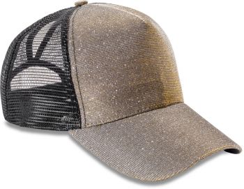 Result Headwear | 5 panelová třpytivá kšiltovka "New York" gold onesize