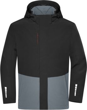 Daiber | Bunda do deště black/metal grey XXL