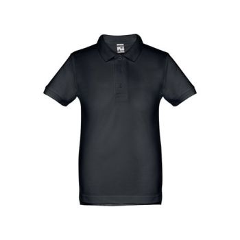 THC ADAM KIDS II. Polo tričko s krátkym rukávom z bavlny pre deti (unisex) Tmavo modrá 12