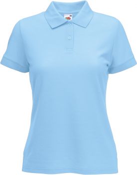 F.O.L. | Dámské piqué polo sky blue L