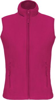 Kariban | Dámská mikrofleecová vesta "Melodie" fuchsia S