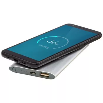 4000mAh bezdrátová powerbanka Juice stříbrná