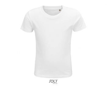 SOL'S CRUSADER KIDS - ROUND-NECK FITTED JERSEY T-SHIRT White 10A