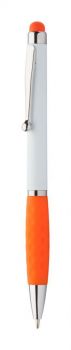 Sagurwhite dotykové guľôčkové pero orange , white