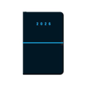 Týždenný diár A5 CAPRI čierny 2026