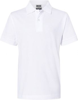 James & Nicholson | Dětské piqué polo white XL