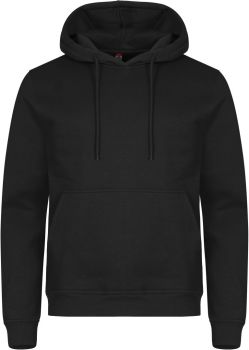 Clique | Unisex mikina s kapucí black M