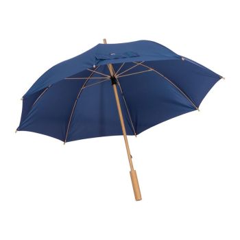 Dáždnik s bambusovou rukoväťou dark blue