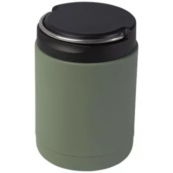 Doveron 500ml recyklovaná nerezová krabička s izolací Žíhaná zelená