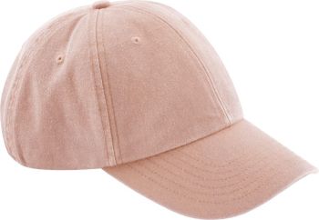 Beechfield | 6 panelová nízkoprofilová kšiltovka "Vintage" vintage peach onesize