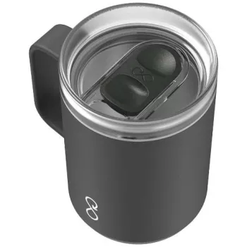 350ml cestovní hrnek s tepelnou izolací Ocean Bottle obsidiánová černá