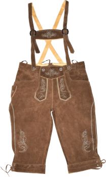 Leather Trousers long/men | Pánské kožené kalhoty, dlouhé dark brown M