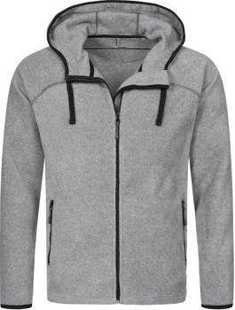 Stedman | Pánská fleecová bunda s kapucí grey heather M