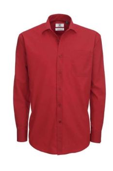 B&C SMART LSL /MEN Deep Red M