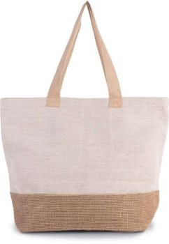 RUSTIC JUCO HOLD-ALL SHOPPER BAG Rustic Natural/Natural U