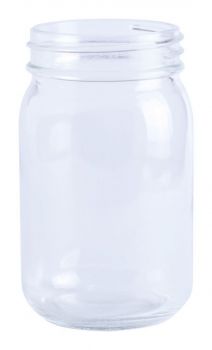 Drunax mason jar drinking glass transparent