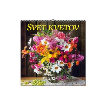 Nástenný kalendár Svet kvetov 2026