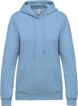 Kariban | Dámská mikina s kapucí sky blue L