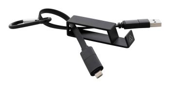 Cappy USB nabíjací kábel black