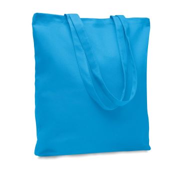 RASSA COLOURED 270g plátěná nákupní taška turquoise
