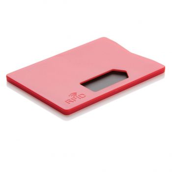 Obal na karty s RFID ochranou červená
