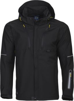 ProJob | Pracovní 3-vrstvá softshellová bunda black M