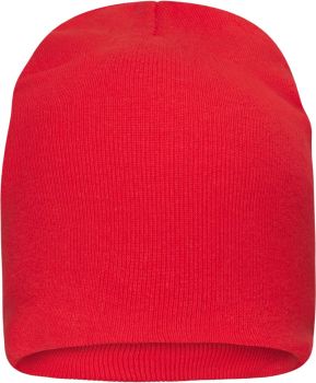 Daiber | Pletená čepice z bio bavlny red onesize
