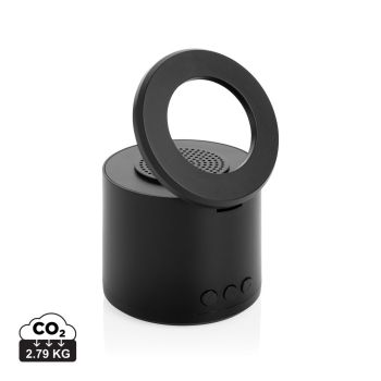 Magpulse 3W reproduktor z rec. plastu RCS s magn. držiakom čierna